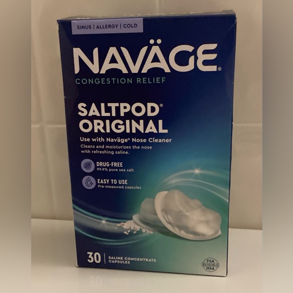 Navage ~ SaltPod Original Saline Concentrate Capsules - 30 Ct. Exp. 05/2028